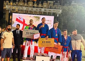 اسماعیل کاکر نائب قهرمان رقابت‌های بین‌المللی کوراش شناخته شد