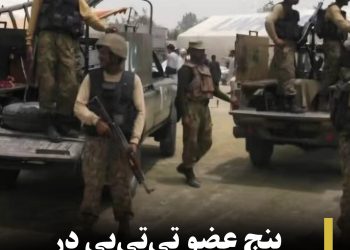 پنج عضو تی‌تی‌پی در خیبرپختونخوا کشته شدند